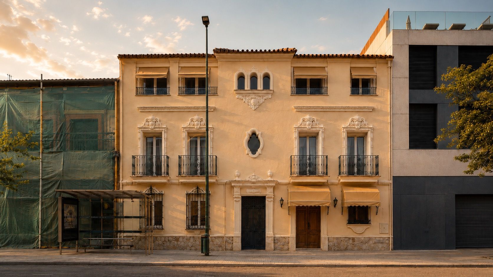 Residential building in a central M&aacute;laga district